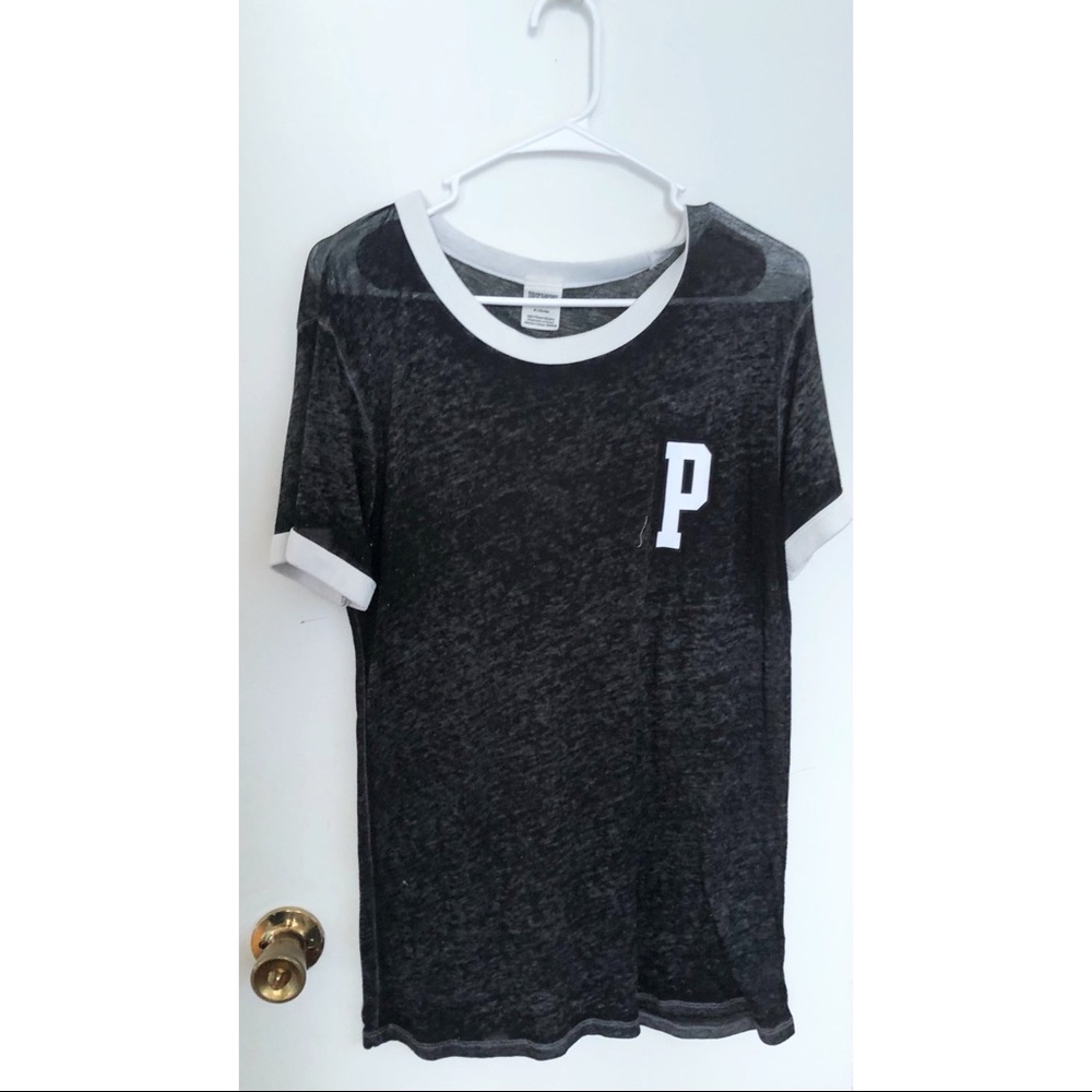 Grey Short Sleeve Victoria Secret Top